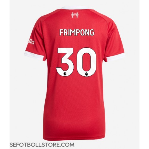 Liverpool Jeremie Frimpong #30 Replika Hemmatröja Dam 2025-26 Kortärmad Liverpool Jeremie Frimpong #30 Replika Hemmatröja Dam 2025-26 Kortärmad